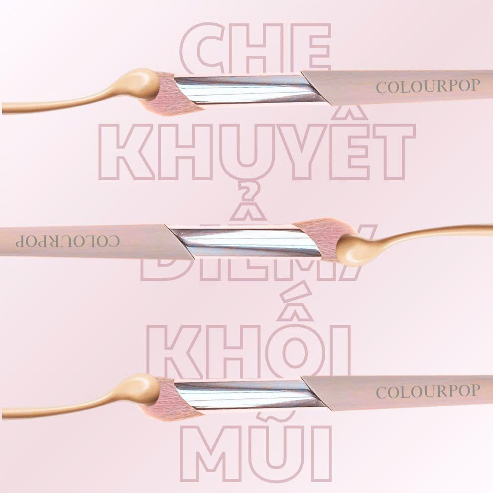 Cọ Che Khuyết Điểm Và Tạo Khối Sống Mũi COLOURPOP Concealer Brush C189